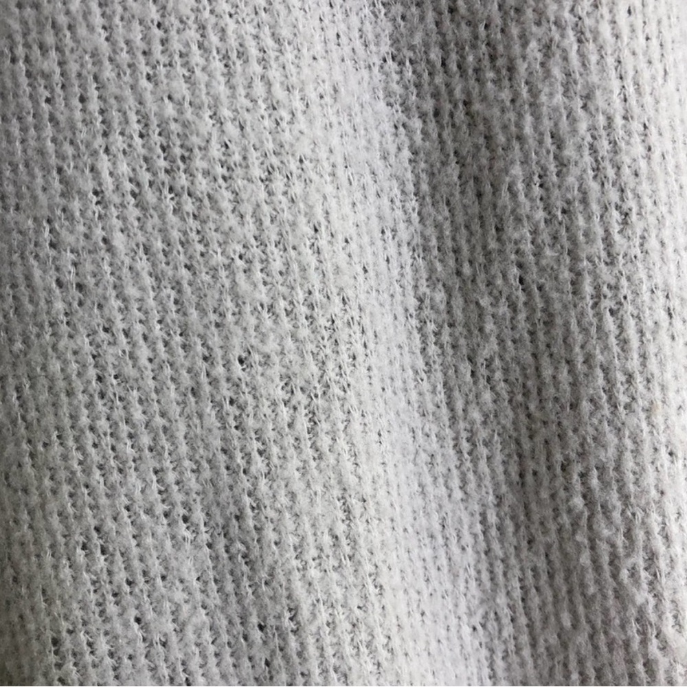 Lazy Sundays Light Gray Soft Knit Wrap Front Draw… - image 7